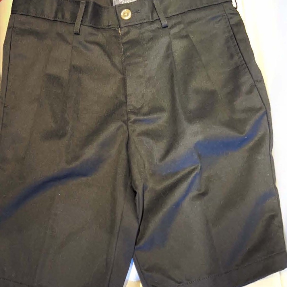 Boys Black Uniform shorts